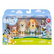 Kit De 4 Bonecos 6 cm Bluey Hora Do Casamento Candide 7910