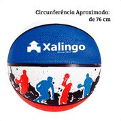 Bola de Basquete Oficial N 7 Colorida Xalingo