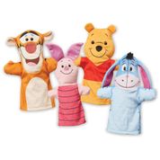 Kit 4 Fantoches de Mão, Tema  Winnie the Pooh para Crianças Acima de 2 Anos, Melissa & Doug