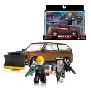 Roblox Car Crushers 2: Grandeur Dignity – Kit com Carro, 2 Bonecos Articulados, Armas e Código Exclusivo para Resgatar Item Virtual no Jogo