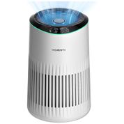 Purificador de Ar MORENTO para Ambientes Domésticos, Elimina Fumaça, Pelos de Animais e Odores, Esponja de Fragrância, Modo Silencioso para Dormitório