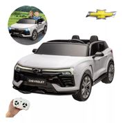 CARRO ELETRICO 2 LUGARES CHEVROLET BLAZER SS EV 24V BRANCO - IMPORTWAY