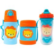 KIT REFEICAO INFANTIL 3 PEÇAS LEAO - BUBA