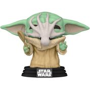 Boneco Funko Pop Grogu Chowder Squid 469 Star Wars The Mandalorian