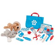 Kit Veterinário Infantil Divertido com 24 Peças para Exames e Tratamentos em Animais de Estimação, Melissa & Doug