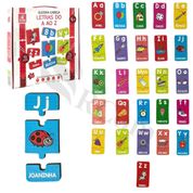Quebra Cabeça Letras Do A Ao Z - Brincadeira de Criança 78 Peças em Madeira Jogo Didático Pedagógico Escolar