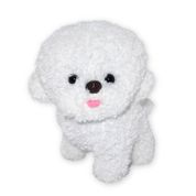 Cachorrinho de Pelúcia Branco Super Fofo 22cm – Ideal para Presentear com Carinho e Aconchego em Qualquer Ocasião