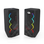 Caixa de Som Gamer Redragon Cipher, RGB, Stereo, AUX, USB, Preto
