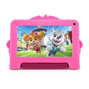 Tablet Multi Patrulha Canina Skye com Controle Parental 32GB Tela 7" Android 11 (Go Edition) Quad Core Rosa