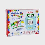 APRENDA BRINCANDO - INGLES - 224 PALAVRAS - AZUL - DM TOYS
