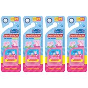 4 FIO DENTAL INFANTIL - PEPPA PIG - 20M - ROSA - DENTALCLEAN