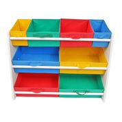 Organizador de Brinquedos Infantil Colorido Montessoriano