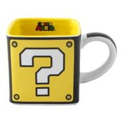 Caneca Super Mario - Cubo Bloco Interrogação Nintendo