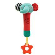 Buzininha Com Mordedor Happy Zoo Elefante +3M Buba