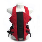 Bolsa Mochila Canguru Bebe 2 Em 1 Vermelho Preto Love