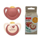 Chupeta For Nature Látex 0-6m Vermelha Nuk