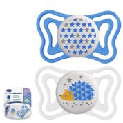 Chupeta Physio Forma Light Ilumina Boys  16-36m 2und Chicco