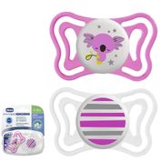 Chupeta Physio Forma Light Ilumina Girls 6-16m 2und Chicco