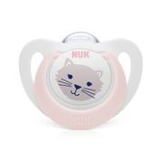 Chupeta Star 0-6meses Girl Gatinha Nuk