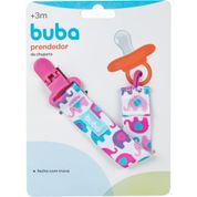 Prendedor de Chupetas Elefante Rosa Buba