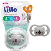 Chupeta Little Friends 0-6meses Guaxinim Lillo