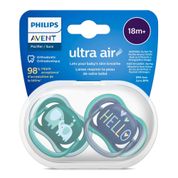 Chupeta Ultra Air +18m Boys Elefante C/2 Philips Avent