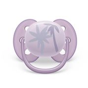 Chupeta Ultrasoft 0-6m Coqueiro Lilás 1und Philips Avent