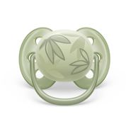Chupeta Ultrasoft 0-6m Verde Folhas 1und Philips Avent
