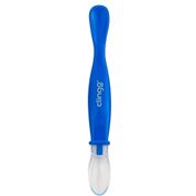 Colher De Silicone 2 Pontas Azul 1und Clingo