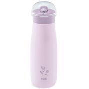 Copo Mini-me Flip Inox 500ml +12m Lilás Flores Nuk