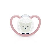 Chupeta Space Glow +6m Ovelha Rosa Nuk