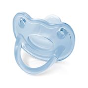 Chupeta Soft Divertida Azul 100%Silicone 0-6m Lillo