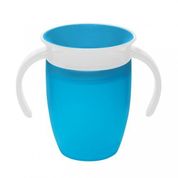 Copo Treinamento C/Tampa 360º 207ml +6m Azul Munchkin