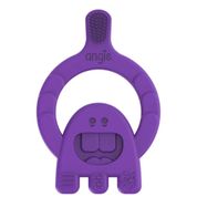 Mordedor com Cerdas Dental Baby +4m Roxo Angie