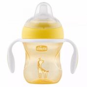 Copo Transition Cup 200ml +4m Amarelo Chicco