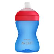 Copo Bico Macio 300ml +9m Azul Philips Avent