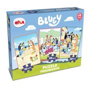 Quebra Cabeça Progressivo Bluey 12/20/30 Peças Elka 1317
