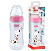 Mamadeira First Choice 360ml +6m Girafa Nuk
