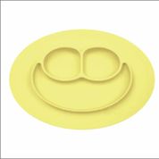 Prato Silicone Com Divisória Amarelo Turminha Guara