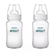 Kit 2 Mamadeiras Classic 330ml +3m Philips Avent