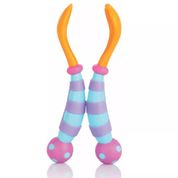 Talheres Divertido Garfo E Colher Rosa Nuby