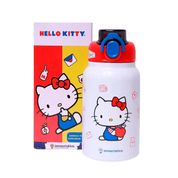 Garrafa Térmica 500ml Zona Criativa Hello Kitty Júpiter | Original, Licenciada, com Design Fofo e Ideal para o Dia a Dia
