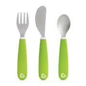 Talheres de Inox 3und Verde Munchkin
