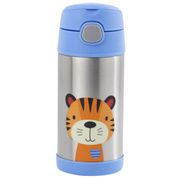 Garrafinha Térmica Com Canudo 310ml Inox Tigre Clingo