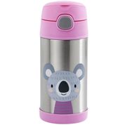 Garrafinha Térmica Com Canudo 310ml Inox Coala Clingo