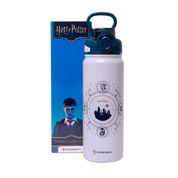 Garrafa Térmica 650ml Zona Criativa Galaxy Inox Hogwarts | Licenciada Harry Potter, Alta Qualidade, Ideal para Fãs e Presentes Mágicos