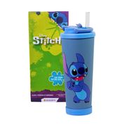 Copo Térmico 850ml Zona Criativa Stitch Spring | Original Disney, Estampa Divertida, Ideal para Bebidas Geladas e Presentes Criativos