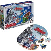 Quebra-Cabeça Avengers Mech Strike Os Vingadores 30 Peças Xalingo