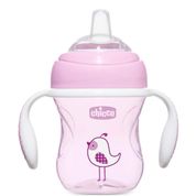 Copo Transition Cup 200ml +4m Rosa Chicco