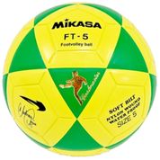 Bola de Futevôlei Mikasa FT-5 Edição Anderson Águia Amarelo e Verde Oficial